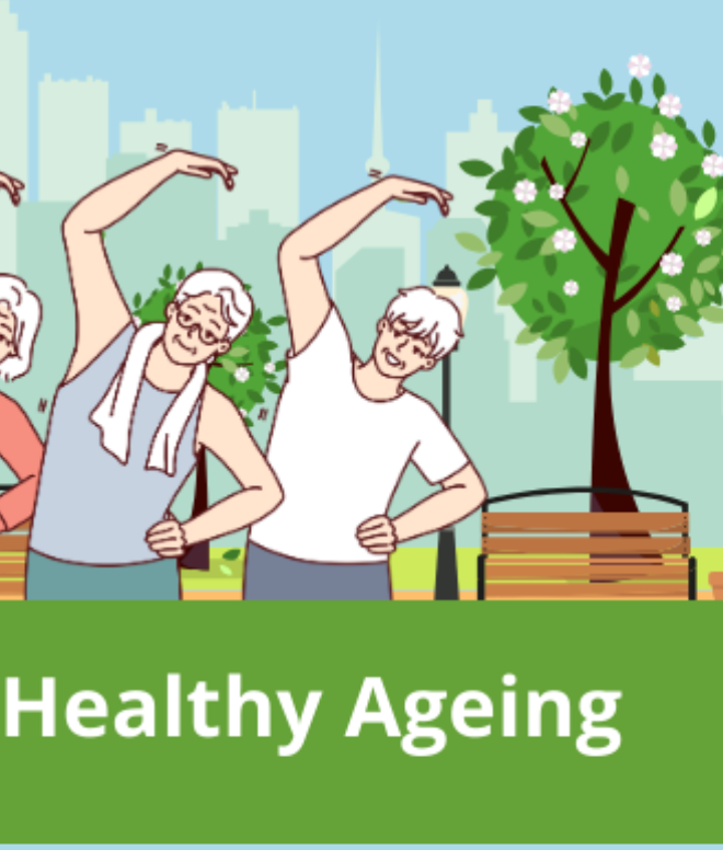 Older adults walking and performing balance and strength exercises