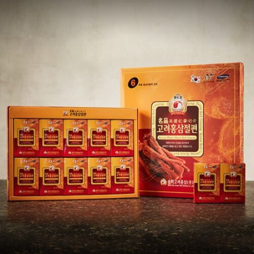 [Korean Ginseng Slices]Songhak Korean Red Ginseng Slice Gift Set Premium 200g (10 packets)