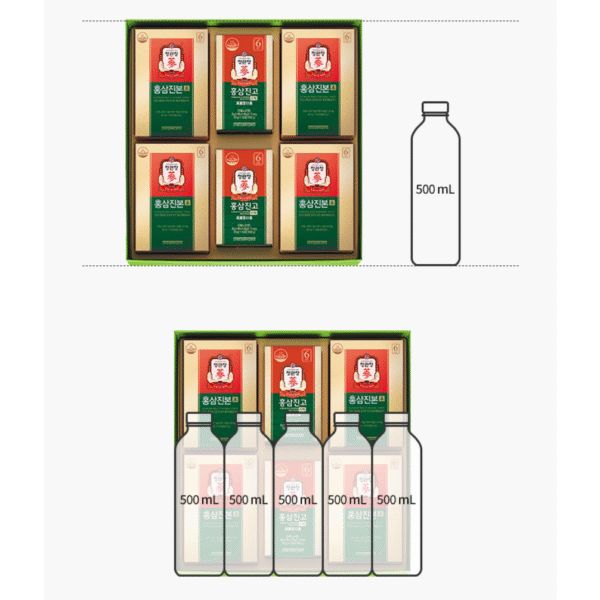 CheongKwanJang Daborok Gift Set — Jinbon Tonic & Jingo Mild Paste (40 mL × 5 sticks × 4 boxes) + (10 g × 10 sticks × 2 boxes) - Image 2