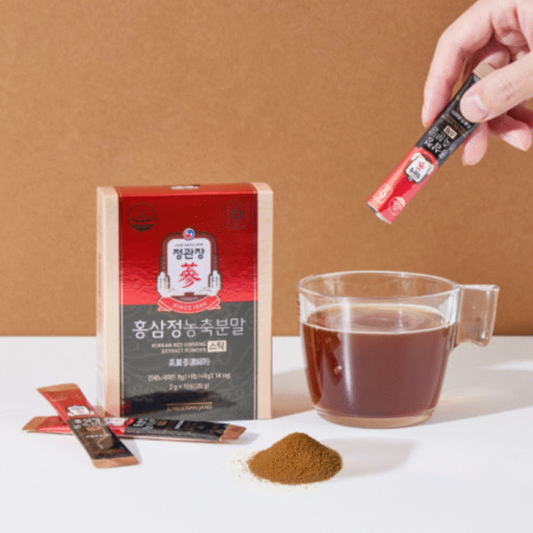 CheongKwanJang Korean Red Ginseng Extract Powder, 2 g × 30 stick packs