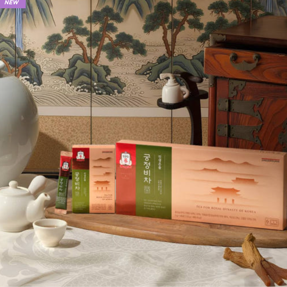 CheongKwanJang — Gungjeongbicha Jin-Seng Onyul Tea (3g × 40 sticks) - Image 7