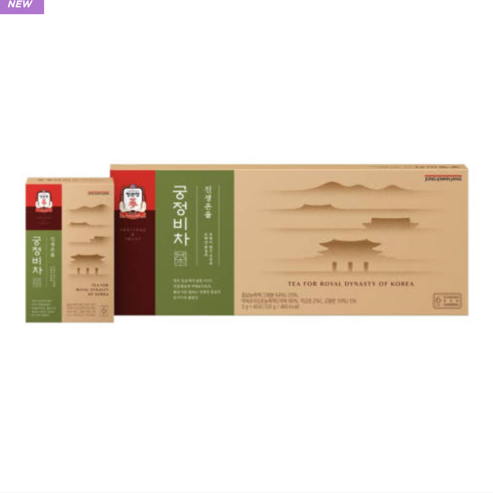 CheongKwanJang — Gungjeongbicha Jin-Seng Onyul Tea (3g × 40 sticks) - Image 6