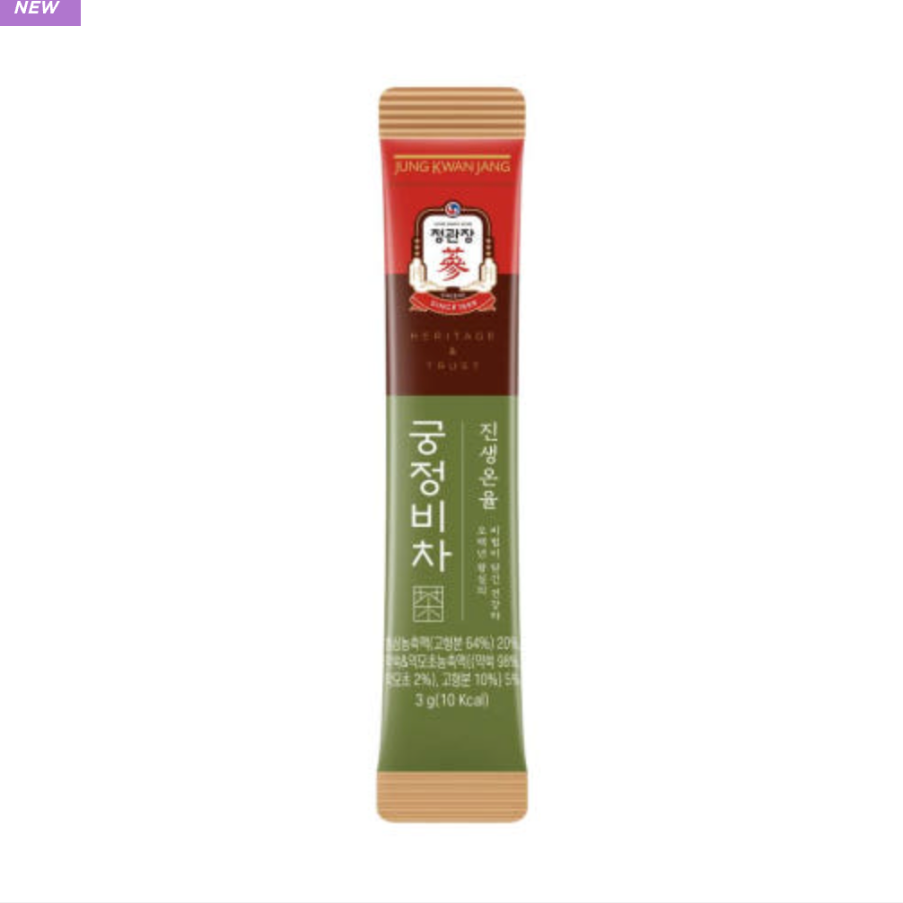 CheongKwanJang — Gungjeongbicha Jin-Seng Onyul Tea (3g × 40 sticks) - Image 2