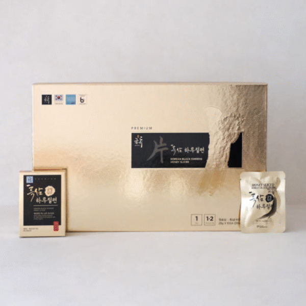 GeumHeuk Honey-Infused Black Ginseng Root Slices (20 g × 10 pieces) - Image 8