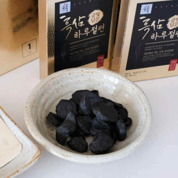 GeumHeuk Honey-Infused Black Ginseng Root Slices (20 g × 10 pieces) - Image 5
