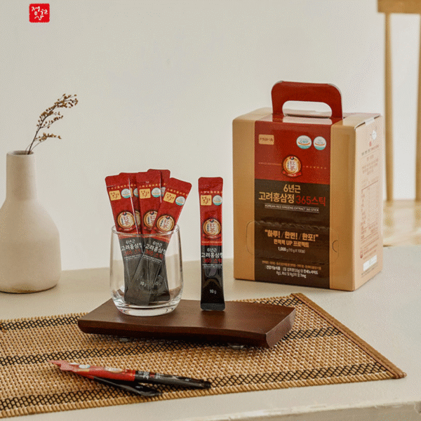 Nature Garden — 6-Year Korean Red Ginseng Extract 365 (10 g × 100 sticks) - Image 2