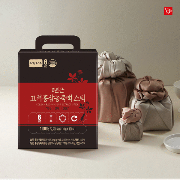 Nature Garden — 6-Year Korean Red Ginseng Concentrate Sticks (10 g × 100 sticks) - Image 6
