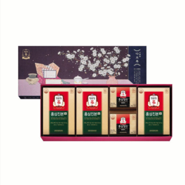 CheongKwanJang Daborok “Hwi” Appreciation Gift Set (Jinbon 40ml × 5 × 3 + Jeonghwan 12.6g [5 pills × 12] × 2)