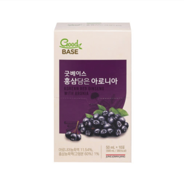 CheongKwanJang Good Base Red Ginseng with Aronia (50 mL × 30 pouches) - Image 3