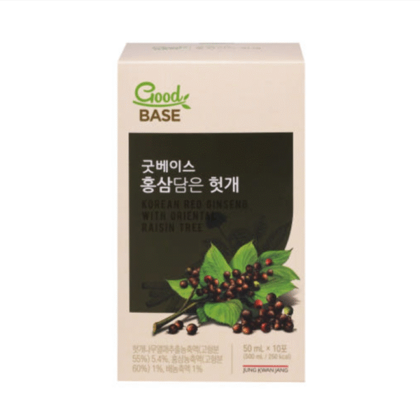 CheongKwanJang Good Base Red Ginseng with Oriental Raisin Tree (50ml × 30 sticks / 1,500ml) - Image 3