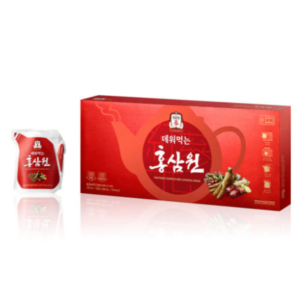 CheongKwanJang HongSamWon Heatable Korean Red Ginseng Drink (120ml × 12 Pouches) - Image 3