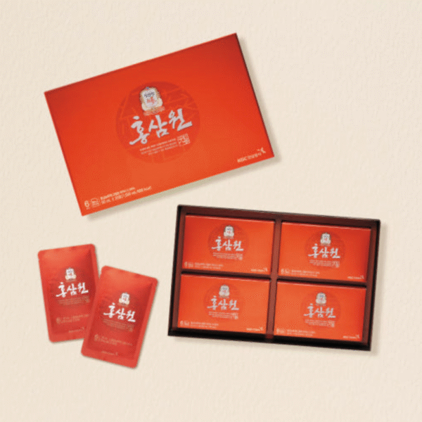 CheongKwanJang Hong Sam Won Set — Korean Red Ginseng Drink (50 mL × 20 Pouches) - Image 6