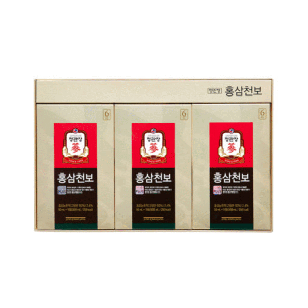 CheongKwanJang Hongsam Cheonbo Korean Red Ginseng Tonic Plus (50ml × 30 pouches) - Image 3