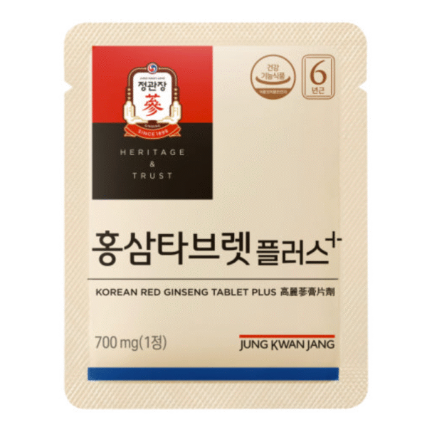 CheongKwanJang Korean Red Ginseng Tablet Plus (700 mg × 60 tablets / 42 g) - Image 3