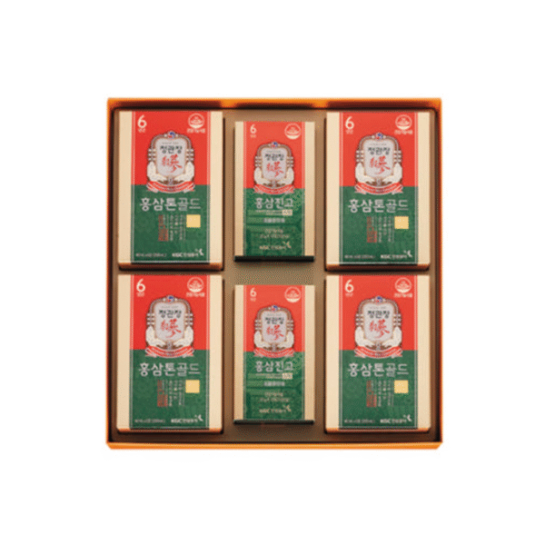 CheongKwanJang Daborok Gift Set — Ginseng Tonic Gold & Jin Go (40 mL × 5 pouches × 4 boxes) + (10 g × 10 sticks × 2 boxes) - Image 4