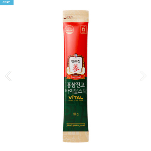 CheongKwanJang Red Ginseng Vital Stick — Daily Vital Care (10 g × 30 Sticks) - Image 2