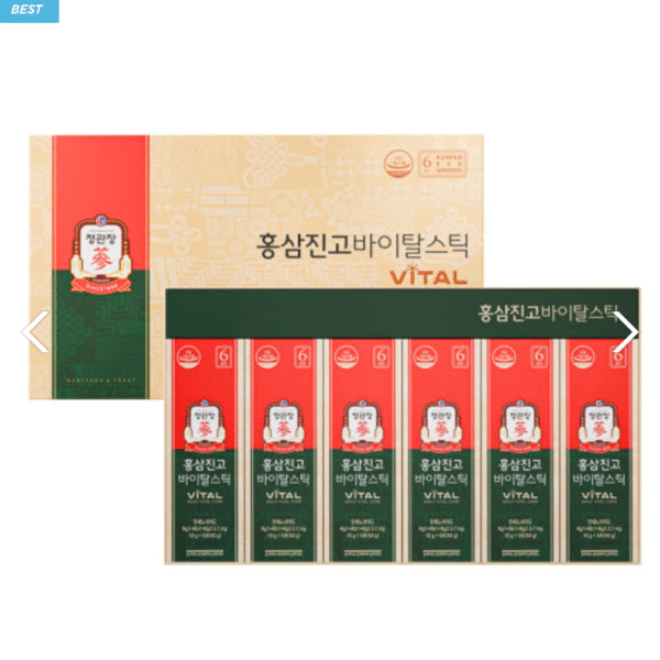 CheongKwanJang Red Ginseng Vital Stick — Daily Vital Care (10 g × 30 Sticks) - Image 5