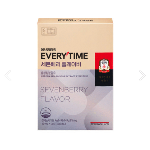 CheongKwanJang Everytime Sevenberry Flavor Korean Red Ginseng Stick (10ml × 20 sticks) - Image 4