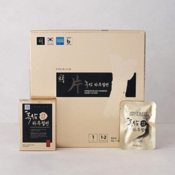GeumHeuk Black Ginseng Daily Slices (20 g × 6 packs / 120 g) - Image 6