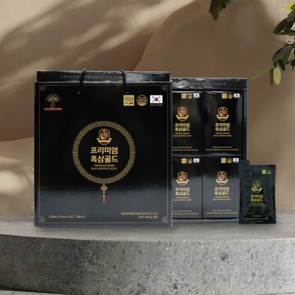 GeumHeuk Premium Black Ginseng Gold Extract (50 mL × 60 Pouches | 3,000 mL) - Image 4