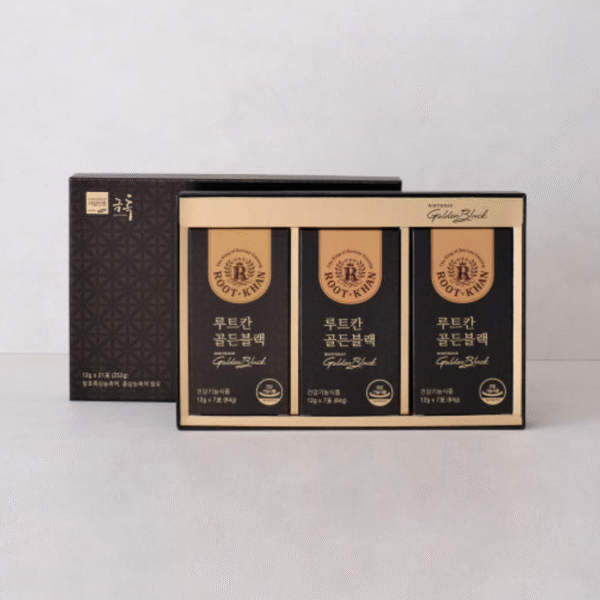 GeumHeuk Fermented Black Ginseng Extract - RootKhan Golden Black (12 g × 21 packs / 252 g) - Image 9