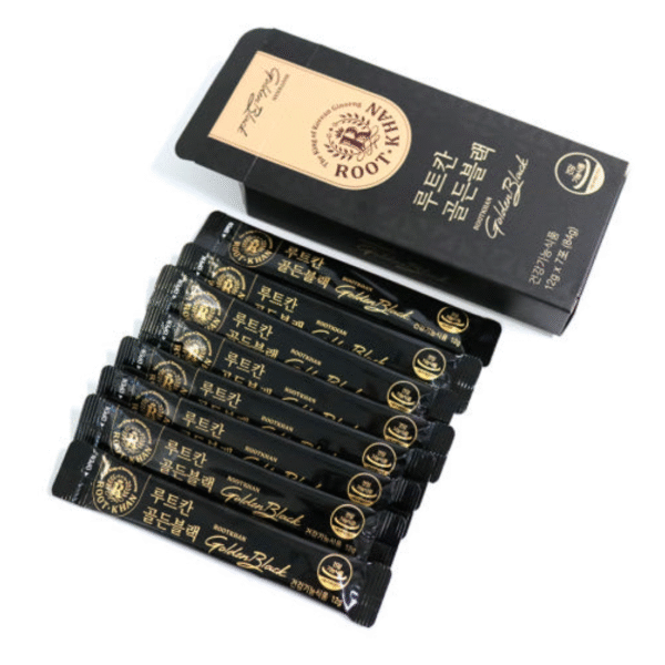 GeumHeuk Fermented Black Ginseng Extract - RootKhan Golden Black (12 g × 21 packs / 252 g) - Image 6