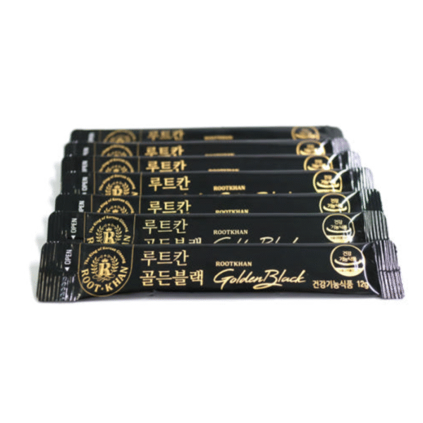 GeumHeuk Fermented Black Ginseng Extract - RootKhan Golden Black (12 g × 21 packs / 252 g) - Image 7