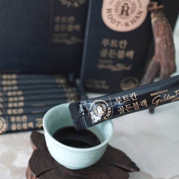 GeumHeuk Fermented Black Ginseng Extract - RootKhan Golden Black (12 g × 200 packs / 2,400 g) - Image 9