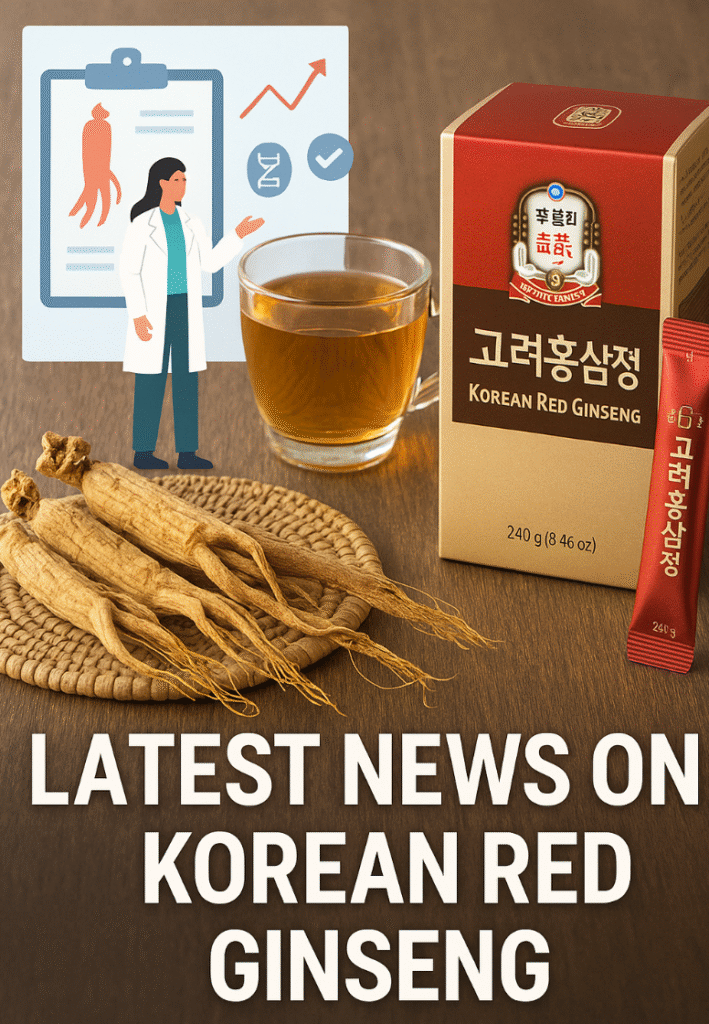 Korean Red Ginseng 2025 – latest research highlights and product launches