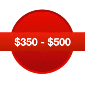 $350 to $500