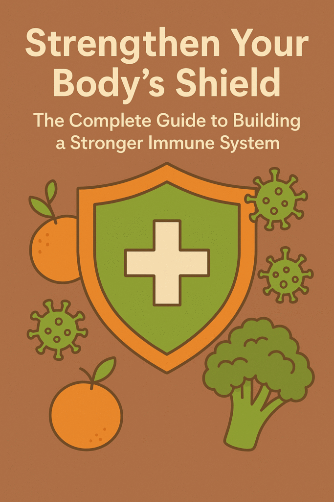 illustration of strong immunity and body protection concept