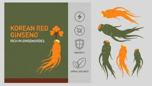 Authentic Korean Red Ginseng supplement in capsules and extract form