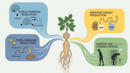Korean ginseng benefits for stress and chronic fatigue