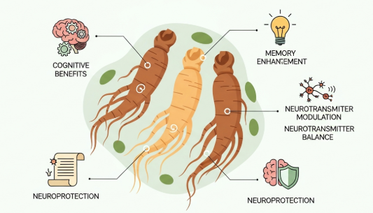 Korean Red Ginseng enhances cognitive function, memory, and brain health through scientifically validated pathways