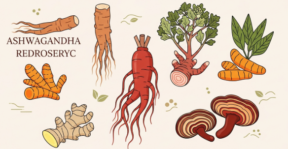 Korean Red Ginseng paired with complementary herbs for enhanced health benefits