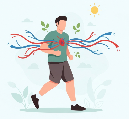 woman practicing healthy lifestyle for balanced blood pressure