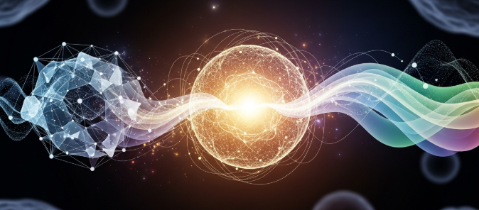 Calm woman representing balanced cellular energy and inner vitality