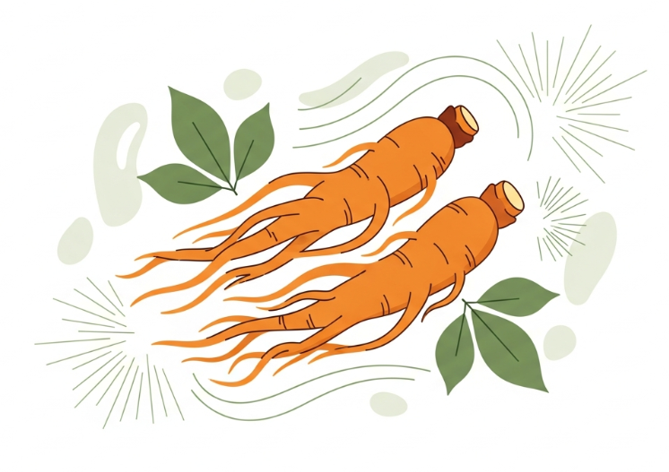 Korean Red Ginseng supporting anti-inflammatory action and pain relief