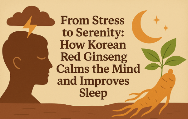 Korean Red Ginseng supporting deep sleep and stress relief naturally
