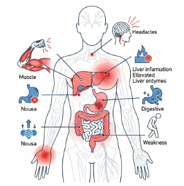 Comparison of statins benefits and side effects