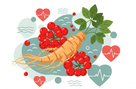 ginseng supporting cardiovascular health and circulation