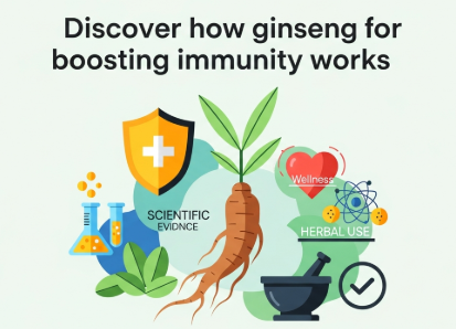 Ginseng for boosting immunity herbal root
