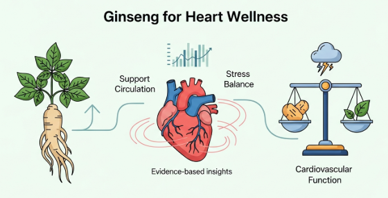 Ginseng for heart wellness