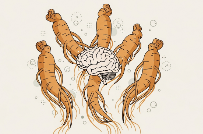 Korean ginseng root supporting brain and cognitive health