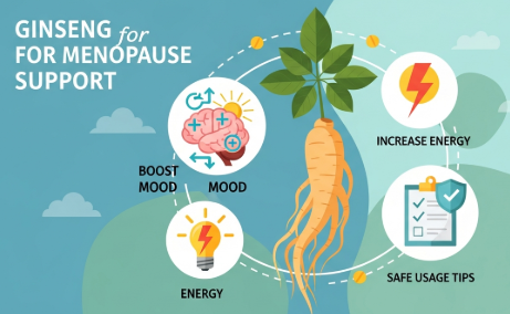 Ginseng for menopause support