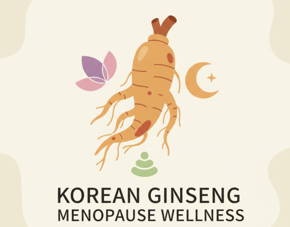 Korean ginseng root used for menopause wellness support