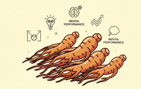 Korean ginseng supporting healthy cognitive function