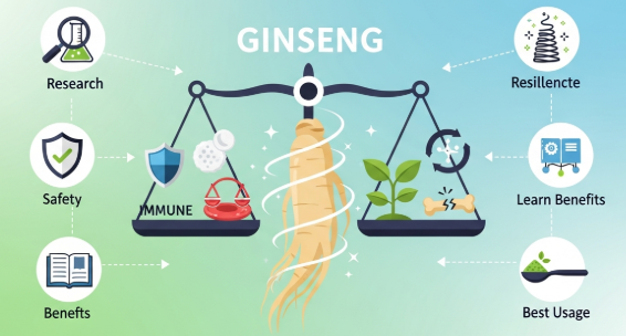 Ginseng for improving immune response
