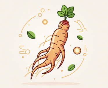 Korean ginseng supporting healthy vitality during aging