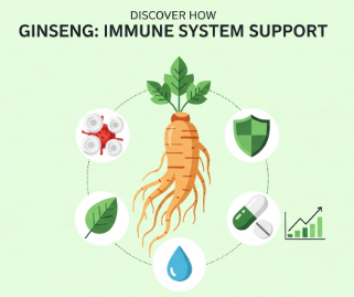 Ginseng root and powder — Ginseng for immune system support